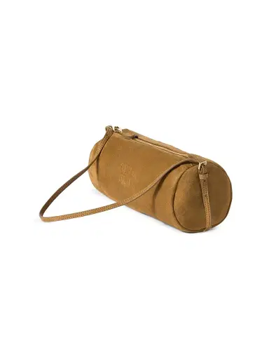 Miu Miu Women's Suede Pouch - Beige | Thumbnail 2 Miu Miu Women's Suede Pouch - Beige | Thumbnail 2