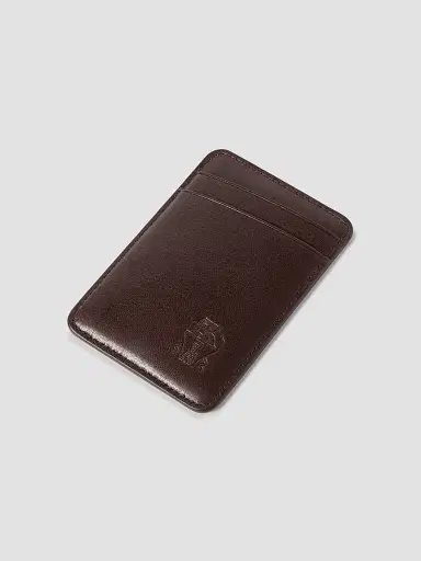 Brunello Cucinelli Men's Grained Leather Magnetic Card Holder | Thumbnail 3 Brunello Cucinelli Men's Grained Leather Magnetic Card Holder | Thumbnail 3