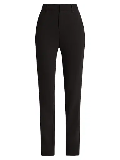 Cinq à Sept Women's Kerry Crepe Straight-Leg Pants - Black | Thumbnail 1 Cinq à Sept Women's Kerry Crepe Straight-Leg Pants - Black | Thumbnail 1