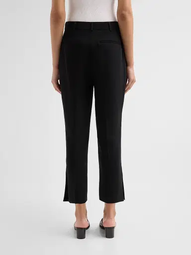 Cinq à Sept Women's Kerry Floral Border Crop Pants - Black Neutral Multi | Thumbnail 3 Cinq à Sept Women's Kerry Floral Border Crop Pants - Black Neutral Multi | Thumbnail 3