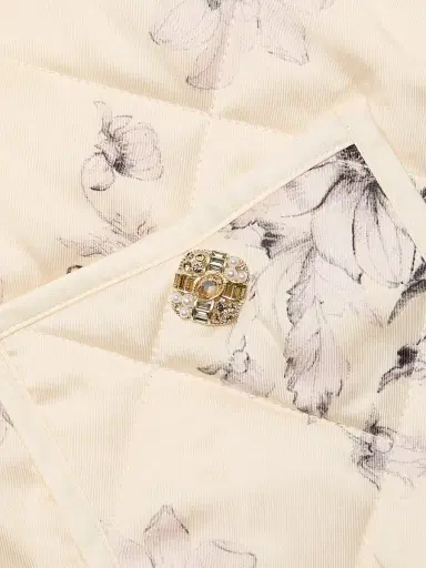 Cinq à Sept Women's Alexa Hand-Sketched Floral Jacket | Thumbnail 7 Cinq à Sept Women's Alexa Hand-Sketched Floral Jacket | Thumbnail 7