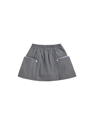Mimi Tutu Little Girl's & Girl's Skirt with Pocket Trim - Gray Purple | Thumbnail 1 Mimi Tutu Little Girl's & Girl's Skirt with Pocket Trim - Gray Purple | Thumbnail 1