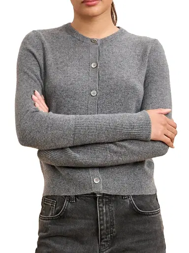 La Ligne Women's Cashmere Cardigan - Grey | Thumbnail 2 La Ligne Women's Cashmere Cardigan - Grey | Thumbnail 2