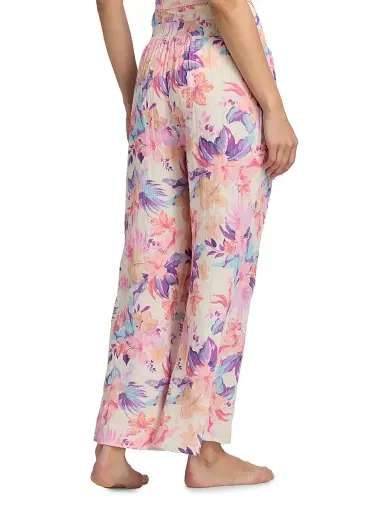 Beach Riot Women's Hampton Cotton Wide-Leg Pants - Hibiscus Garden | Thumbnail 5 Beach Riot Women's Hampton Cotton Wide-Leg Pants - Hibiscus Garden | Thumbnail 5