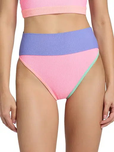 Beach Riot Women's Emmy Colorblocked Bikini Bottom - Sherbert Shores | Thumbnail 3 Beach Riot Women's Emmy Colorblocked Bikini Bottom - Sherbert Shores | Thumbnail 3