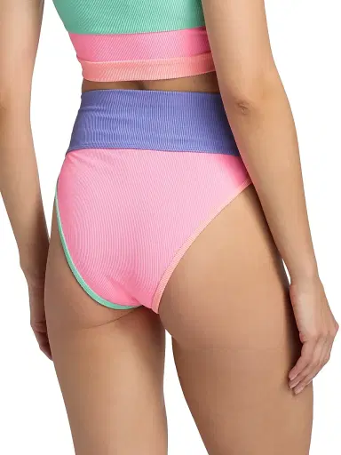 Beach Riot Women's Emmy Colorblocked Bikini Bottom - Sherbert Shores | Thumbnail 5 Beach Riot Women's Emmy Colorblocked Bikini Bottom - Sherbert Shores | Thumbnail 5