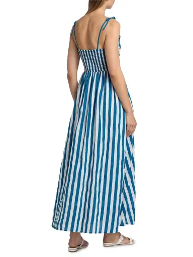Beach Riot Women's Levie Striped Cotton Maxi Dress - Twilight Tides Stripes | Thumbnail 5 Beach Riot Women's Levie Striped Cotton Maxi Dress - Twilight Tides Stripes | Thumbnail 5