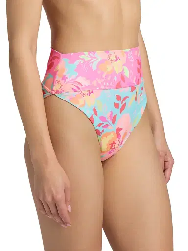 BEACH RIOT Women's Highway Bloom Lagoon Bikini Bottom - Bloom Lagoon - Size Medium | Thumbnail 4 BEACH RIOT Women's Highway Bloom Lagoon Bikini Bottom - Bloom Lagoon - Size Medium | Thumbnail 4