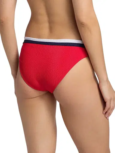 BEACH RIOT Women's Saffron Colorblocked Bikini Bottom - Crimson Firework - Size Large | Thumbnail 5 BEACH RIOT Women's Saffron Colorblocked Bikini Bottom - Crimson Firework - Size Large | Thumbnail 5