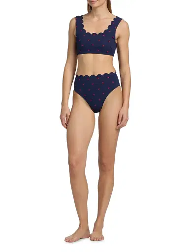 Beach Riot Women's Madison Star Spangled Seas Bikini Top - Star Spangled Seas | Thumbnail 2 Beach Riot Women's Madison Star Spangled Seas Bikini Top - Star Spangled Seas | Thumbnail 2