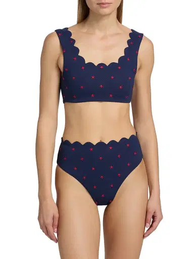 Beach Riot Women's Madison Star Spangled Seas Bikini Top - Star Spangled Seas | Thumbnail 3 Beach Riot Women's Madison Star Spangled Seas Bikini Top - Star Spangled Seas | Thumbnail 3