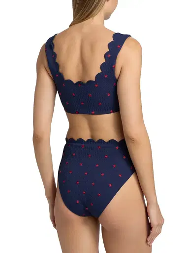 Beach Riot Women's Madison Star Spangled Seas Bikini Top - Star Spangled Seas | Thumbnail 5 Beach Riot Women's Madison Star Spangled Seas Bikini Top - Star Spangled Seas | Thumbnail 5