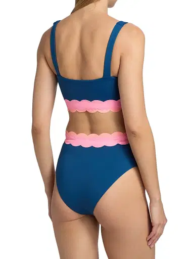 Beach Riot Women's Marin Colorblocked Bikini Top - Seashell Isle Colorblock | Thumbnail 5 Beach Riot Women's Marin Colorblocked Bikini Top - Seashell Isle Colorblock | Thumbnail 5
