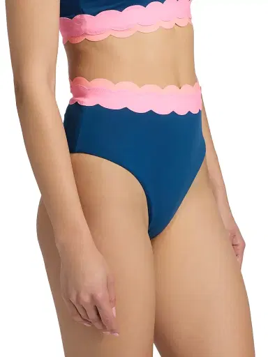 Beach Riot Women's Harriet Colorblocked Bikini Bottom - Seashell Isle Colorblock | Thumbnail 4 Beach Riot Women's Harriet Colorblocked Bikini Bottom - Seashell Isle Colorblock | Thumbnail 4