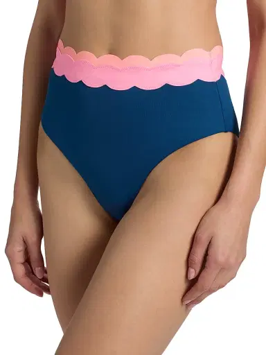 Beach Riot Women's Harriet Colorblocked Bikini Bottom - Seashell Isle Colorblock | Thumbnail 6 Beach Riot Women's Harriet Colorblocked Bikini Bottom - Seashell Isle Colorblock | Thumbnail 6