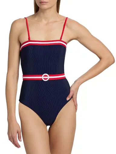 Beach Riot Women's Jessa Belted One-Piece Swimsuit - Twilight Firework | Thumbnail 3 Beach Riot Women's Jessa Belted One-Piece Swimsuit - Twilight Firework | Thumbnail 3