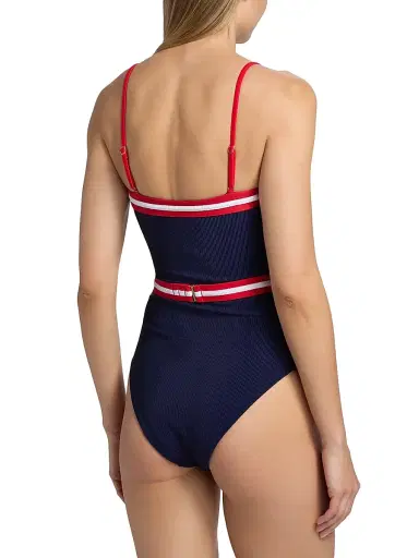 Beach Riot Women's Jessa Belted One-Piece Swimsuit - Twilight Firework | Thumbnail 5 Beach Riot Women's Jessa Belted One-Piece Swimsuit - Twilight Firework | Thumbnail 5