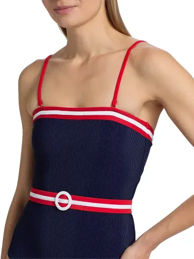 Beach Riot Women's Jessa Belted One-Piece Swimsuit - Twilight Firework | Thumbnail 7 Beach Riot Women's Jessa Belted One-Piece Swimsuit - Twilight Firework | Thumbnail 7