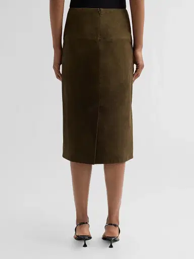 Proenza Schouler Women's Irine Suede Midi-Skirt | Thumbnail 3 Proenza Schouler Women's Irine Suede Midi-Skirt | Thumbnail 3