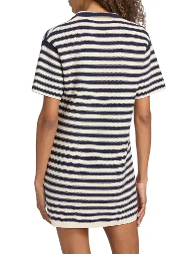 TANYA TAYLOR Women's Joni Stripe Polo Minidress | Thumbnail 5 TANYA TAYLOR Women's Joni Stripe Polo Minidress | Thumbnail 5