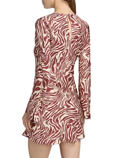Tanya Taylor Women's Demi Button Sleeve Minidress - Redwood Cream Multi | Thumbnail 5 Tanya Taylor Women's Demi Button Sleeve Minidress - Redwood Cream Multi | Thumbnail 5