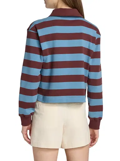 TANYA TAYLOR Women's Barrett Stripe Rugby Top | Thumbnail 5 TANYA TAYLOR Women's Barrett Stripe Rugby Top | Thumbnail 5