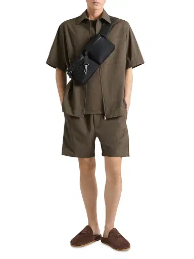 Givenchy Men's Bermuda Shorts with Logo Jacquard | Thumbnail 2 Givenchy Men's Bermuda Shorts with Logo Jacquard | Thumbnail 2
