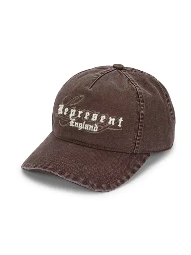 Represent Men's Represent Legacy Logo Baseball Cap - Dark Brown | Thumbnail 1 Represent Men's Represent Legacy Logo Baseball Cap - Dark Brown | Thumbnail 1