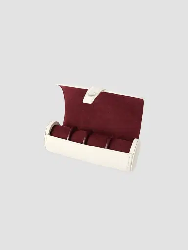 Brunello Cucinelli Fine Grain Calfskin Watch Box - Chalk | Thumbnail 2 Brunello Cucinelli Fine Grain Calfskin Watch Box - Chalk | Thumbnail 2