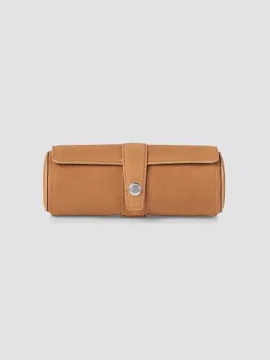 Brunello Cucinelli Nubuck Watch Box - Cognac | Thumbnail 2 Brunello Cucinelli Nubuck Watch Box - Cognac | Thumbnail 2