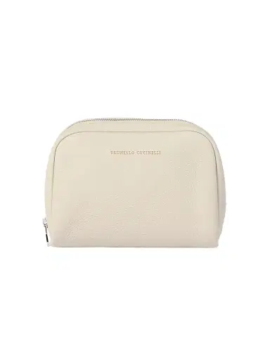 Brunello Cucinelli Fine Grain Calfskin Slim Beauty Case | Thumbnail 1 Brunello Cucinelli Fine Grain Calfskin Slim Beauty Case | Thumbnail 1