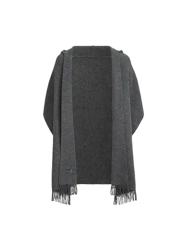 Brunello Cucinelli Women's Hooded Wool and Cashmere Knit Scarf | Thumbnail 1 Brunello Cucinelli Women's Hooded Wool and Cashmere Knit Scarf | Thumbnail 1