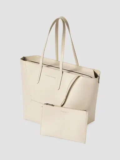 Brunello Cucinelli Women's Duo Tote Bag in Calfskin Leather with Monili - | Thumbnail 5 Brunello Cucinelli Women's Duo Tote Bag in Calfskin Leather with Monili - | Thumbnail 5