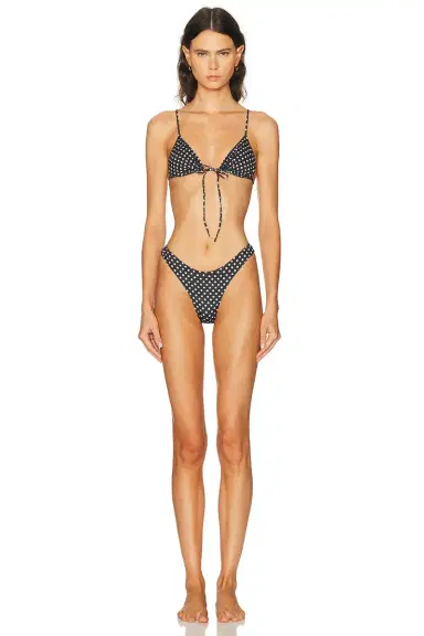 Heavy Manners Triangle Front Tie Bikini Top | Thumbnail 4 Heavy Manners Triangle Front Tie Bikini Top | Thumbnail 4