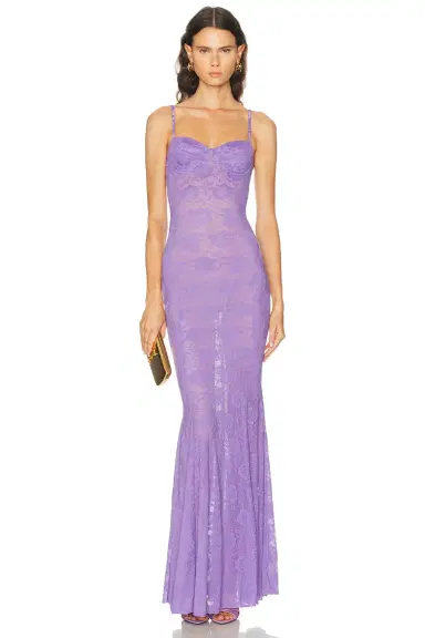 Norma Kamali Underwire Fishtail Gown | Thumbnail 1 Norma Kamali Underwire Fishtail Gown | Thumbnail 1
