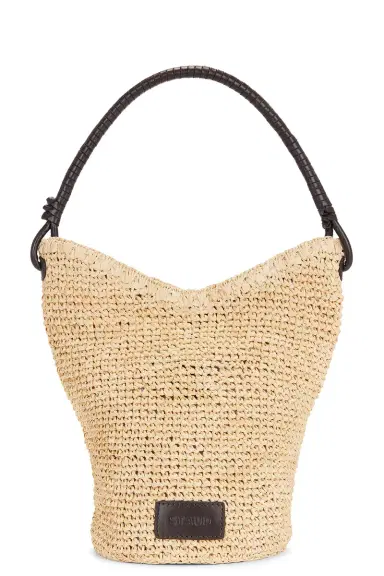 Staud Lani Raffia Bucket Bag | Thumbnail 3 Staud Lani Raffia Bucket Bag | Thumbnail 3