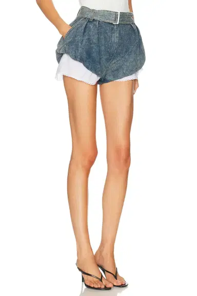 Magda Butrym Denim Short | Thumbnail 2 Magda Butrym Denim Short | Thumbnail 2