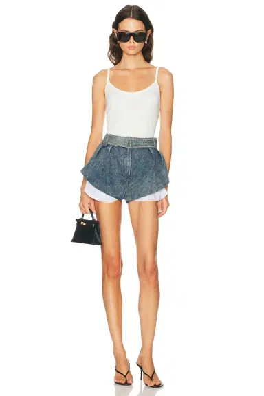 Magda Butrym Denim Short | Thumbnail 5 Magda Butrym Denim Short | Thumbnail 5