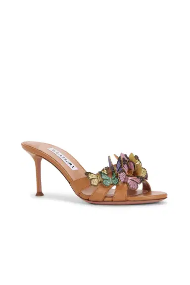 Aquazzura Papillon Nappa 75 Mule | Thumbnail 2 Aquazzura Papillon Nappa 75 Mule | Thumbnail 2