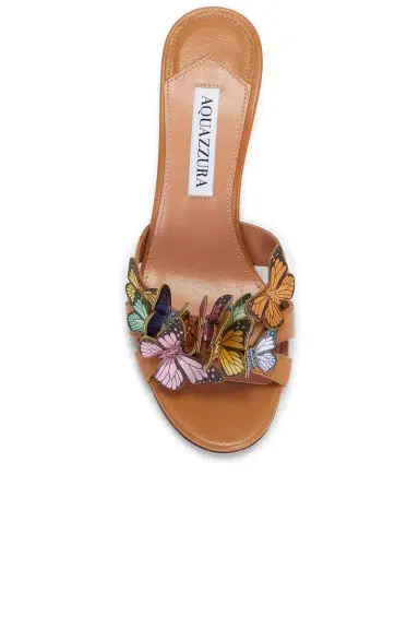 Aquazzura Papillon Nappa 75 Mule | Thumbnail 4 Aquazzura Papillon Nappa 75 Mule | Thumbnail 4