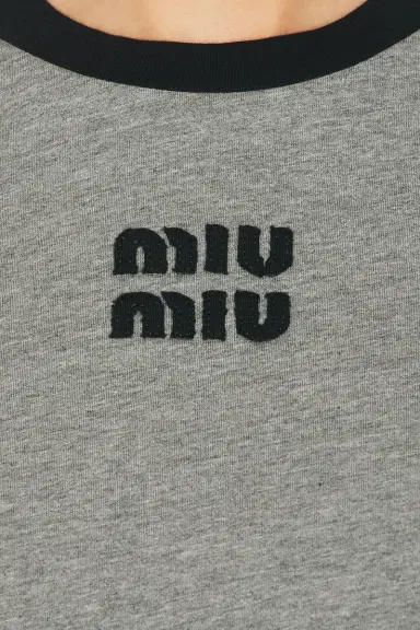 Miu Miu Jersey Top | Thumbnail 5 Miu Miu Jersey Top | Thumbnail 5