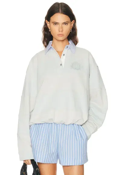Acne Studios Folio Polo Sweatshirt | Thumbnail 1 Acne Studios Folio Polo Sweatshirt | Thumbnail 1