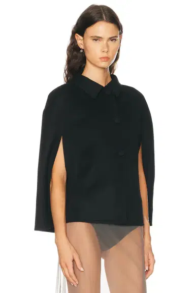 Valentino Compact Drape Cape Jacket | Thumbnail 2 Valentino Compact Drape Cape Jacket | Thumbnail 2