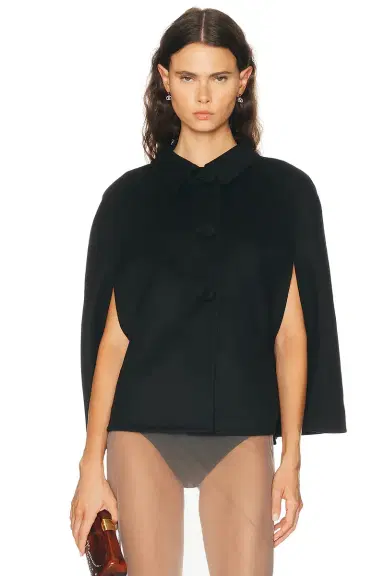 Valentino Compact Drape Cape Jacket | Thumbnail 1 Valentino Compact Drape Cape Jacket | Thumbnail 1