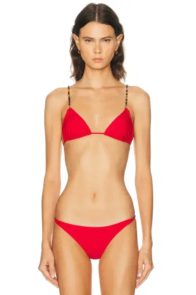 DOLLA for FWRD Dolores Classic Beirut Straps Bikini Top | Thumbnail 1 DOLLA for FWRD Dolores Classic Beirut Straps Bikini Top | Thumbnail 1