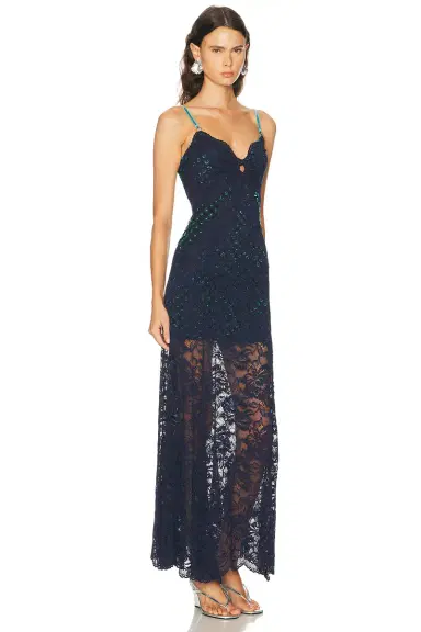 Rabanne Lace Maxi Dress | Thumbnail 2 Rabanne Lace Maxi Dress | Thumbnail 2