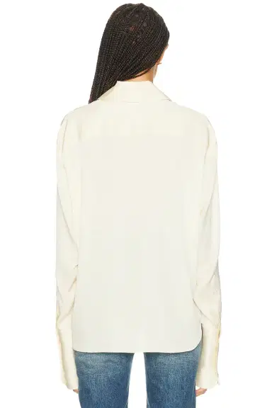 Helsa The Relaxed Silk Shirt | Thumbnail 3 Helsa The Relaxed Silk Shirt | Thumbnail 3