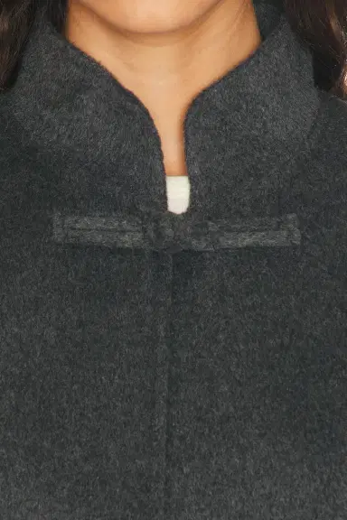 Rohe Double Faced Wool Pankou Closure Poncho | Thumbnail 5 Rohe Double Faced Wool Pankou Closure Poncho | Thumbnail 5
