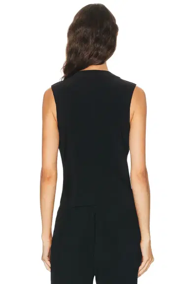 Norma Kamali Lapel Vest | Thumbnail 3 Norma Kamali Lapel Vest | Thumbnail 3