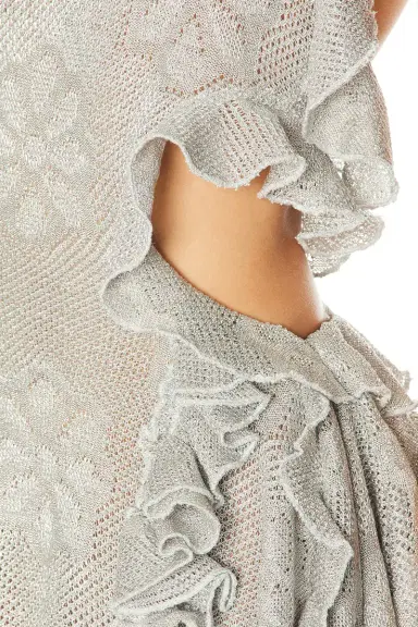 SIEDRÉS Bonnie Metallic Knit Halter Dress | Thumbnail 5 SIEDRÉS Bonnie Metallic Knit Halter Dress | Thumbnail 5
